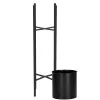 Brīvi stāvošs puķu statīvs Springos GA0196, 74 cm, melns, moderns loft stils