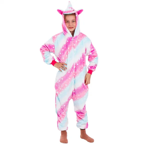 Kigurumi pyjamat tytöille Springos HA5072 130 - 140 cm