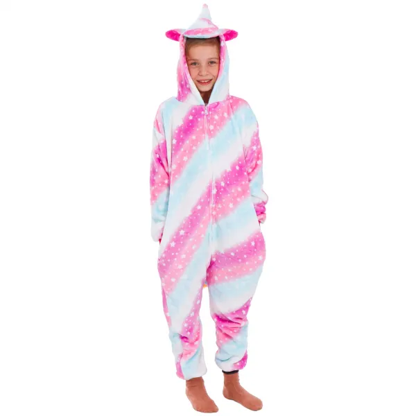 Kigurumi pyjamat tytöille Springos HA5072 130 - 140 cm