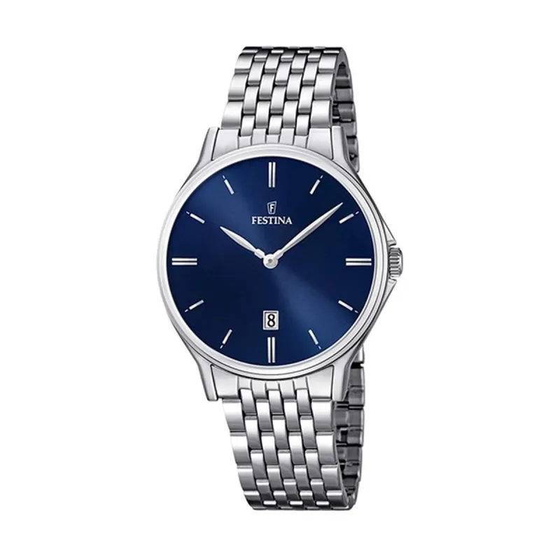 Vīriešu Pulkstenis Festina F16744/3 Sudrabains