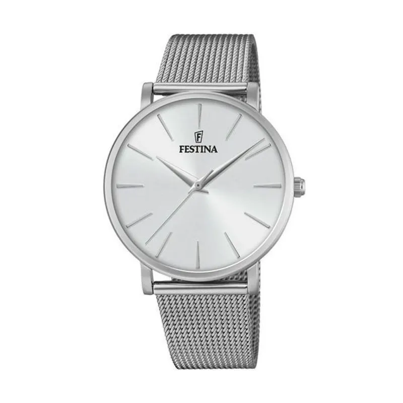 Vīriešu Pulkstenis Festina F20475/1 Sudrabains