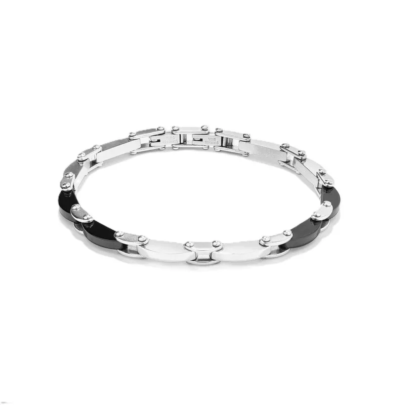 Vyriškos apyrankės Radiant RH000006 Juoda Sidabras