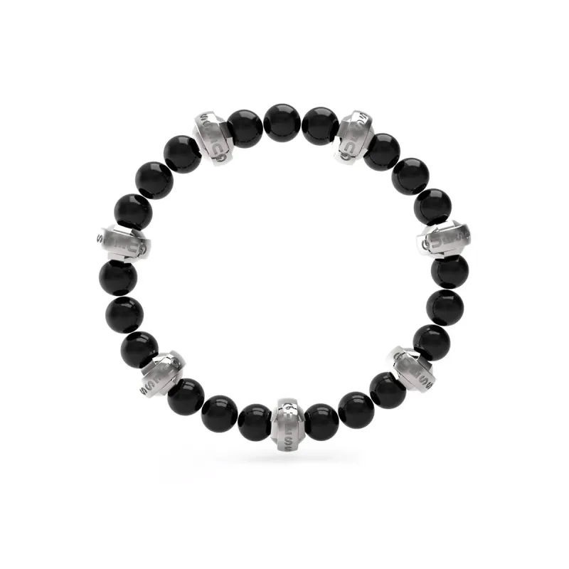 Мужские браслеты Guess JUMB04057JWSTBKT-U Чёрный