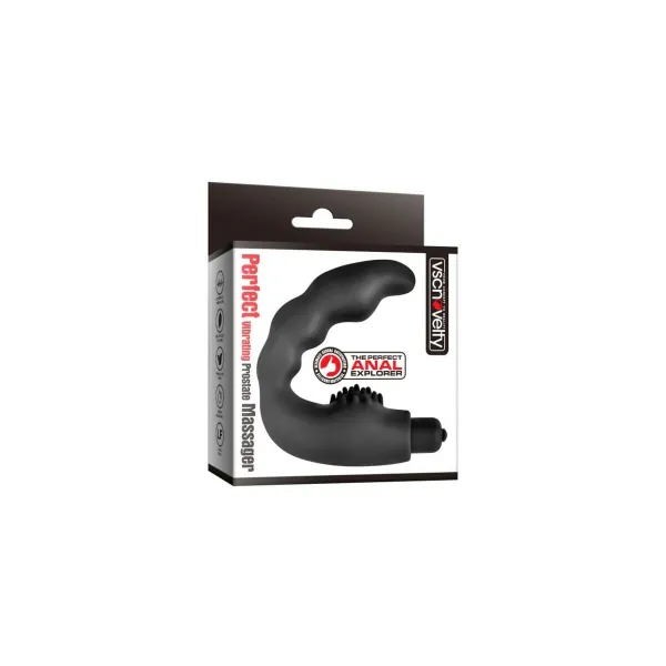 Prostate Massager VSCNOVELTY Black Silicone