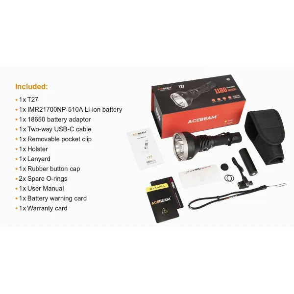 Lamppu Acebeam P16 GRAY