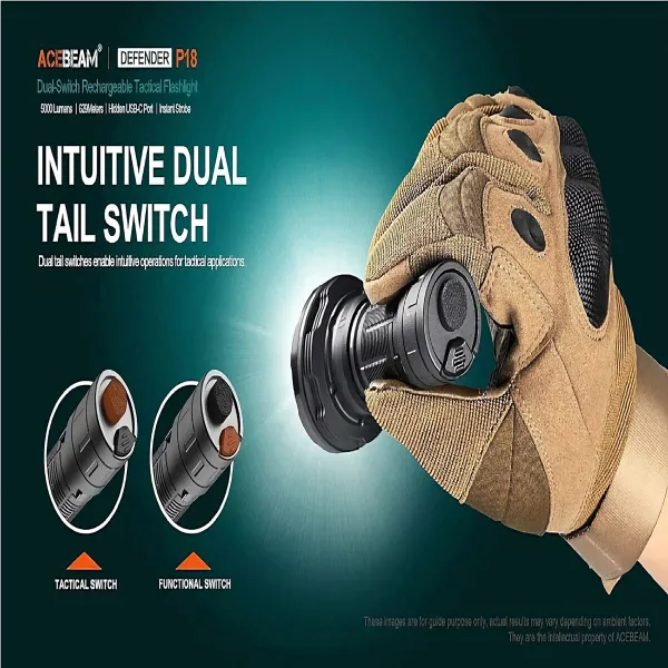 Taskulamp Acebeam P18 5000 Lm