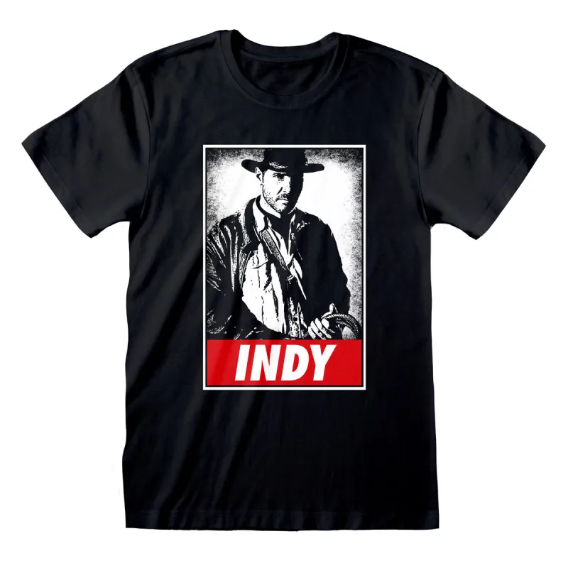 Lühikeste varrukatega T-särk Indiana Jones Indy Must Unisex