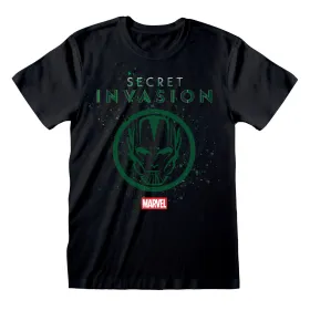 Lühikeste varrukatega T-särk Marvel Logo Icon Must Unisex