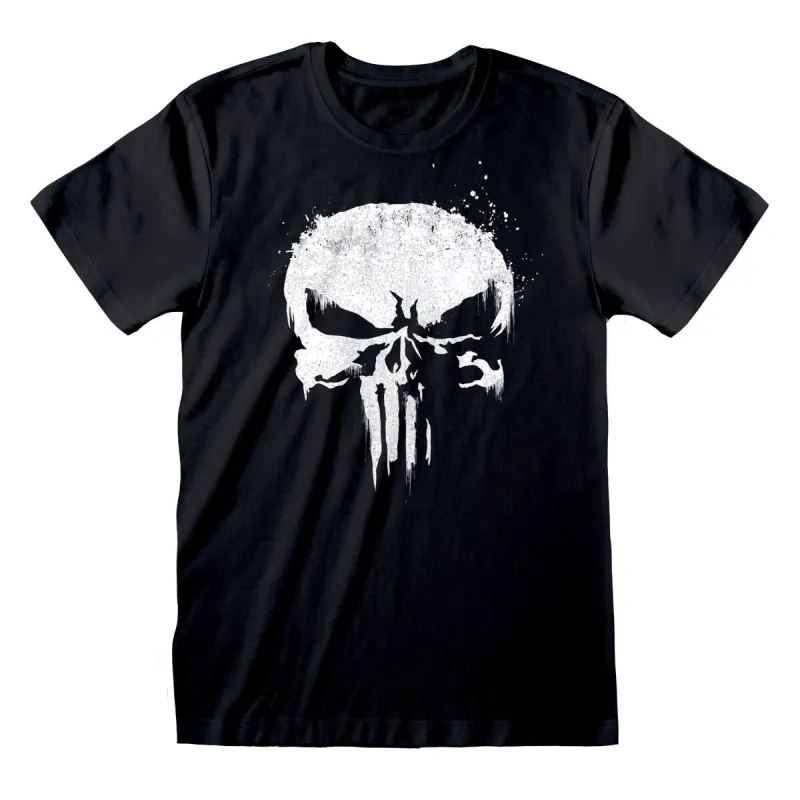 Lyhythihainen paita Marvel Logo Musta Unisex