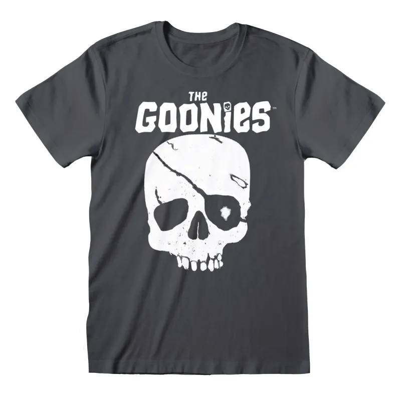 Lyhythihainen paita The Goonies Skull and Logo Grafiitinharmaa