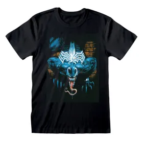 Lühikeste varrukatega T-särk Marvel Wall Lurker Must Unisex