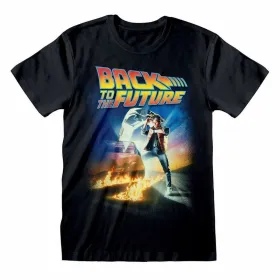Lühikeste varrukatega T-särk Back to the Future Poster Must Unisex