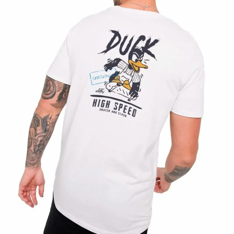 Футболка с коротким рукавом мужская Snatch & Clash Duck Белый