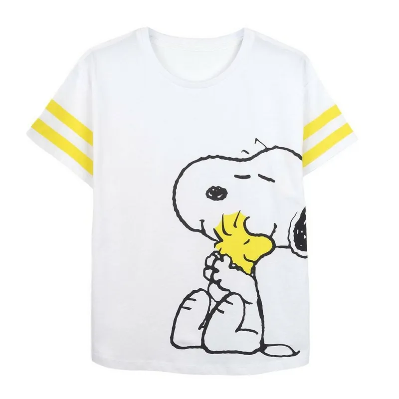 Футболка с коротким рукавом женская Snoopy Белый