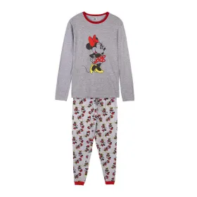 Pižama Minnie Mouse Pilka Moteris
