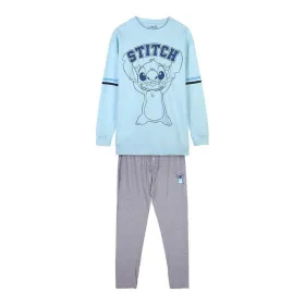 Pižama Stitch Moteris Šviesiai mėlyna
