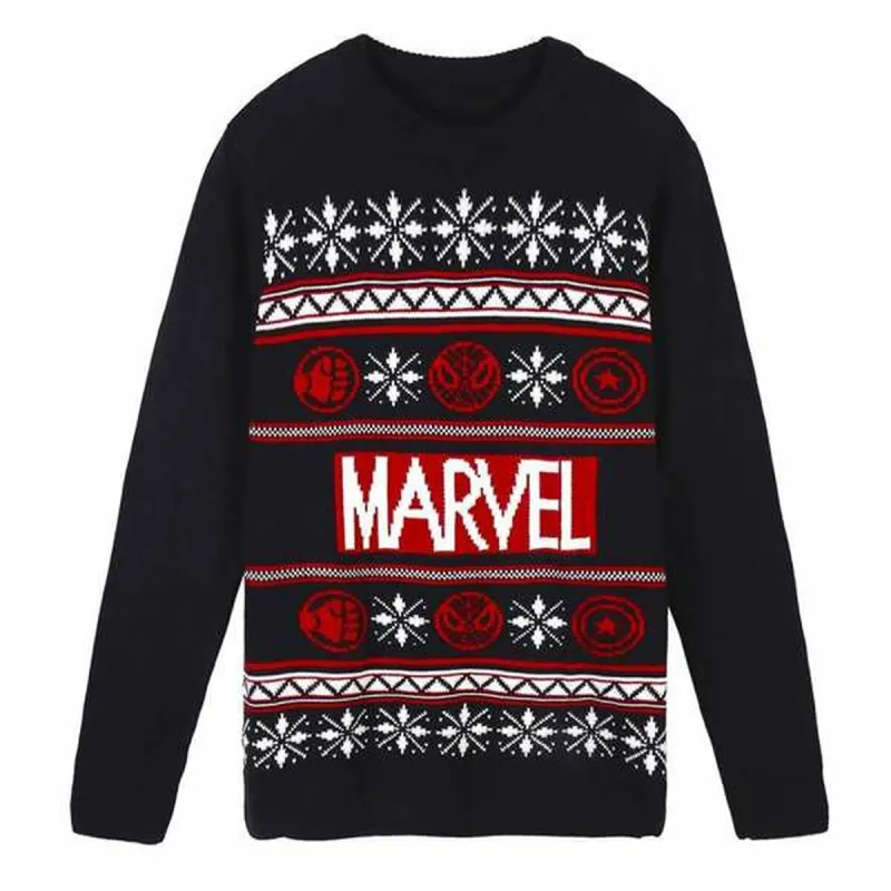 Unisex neulepusero Marvel Tummansininen