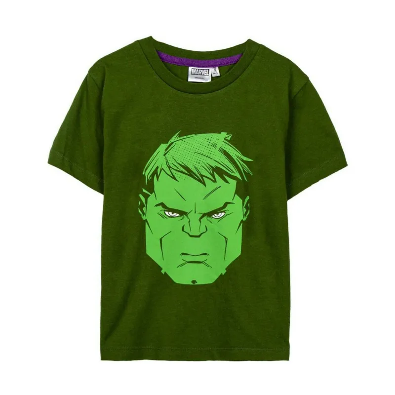 Marškinėliai su trumpomis rankovėmis The Avengers Rusvai gelsva