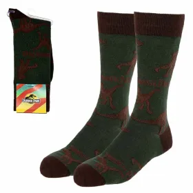 Zeķes Jurassic Park Unisekss Tumši zaļš