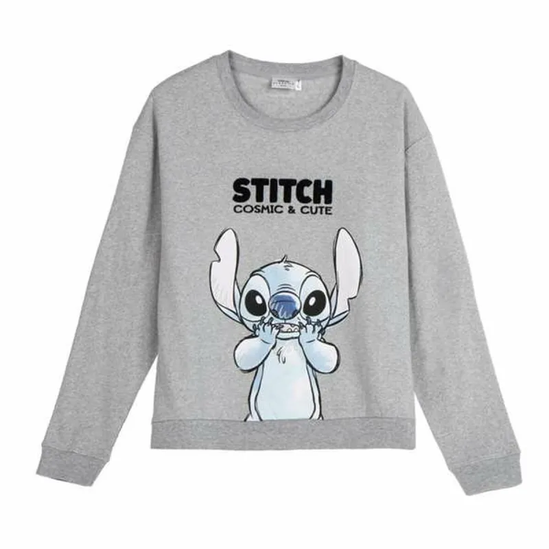 Sieviešu Sporta Krekls bez Kapuča Stitch Pelēks
