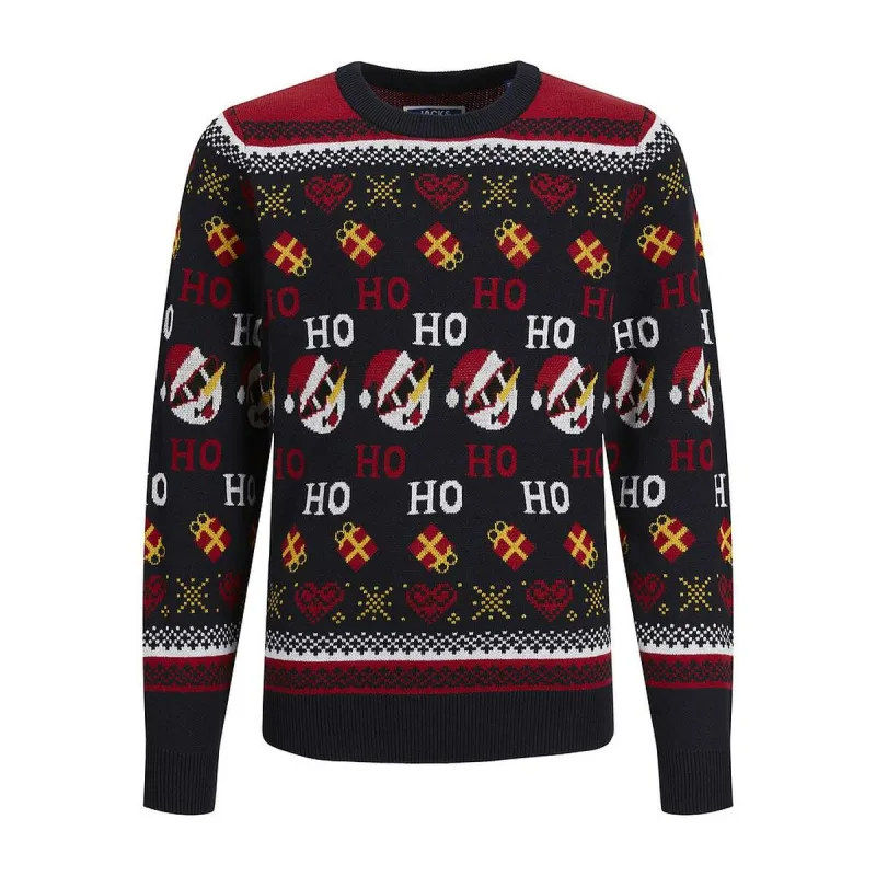 Unisex neulepusero JORHOHO Jack & Jones 12221312  Laivastonsininen
