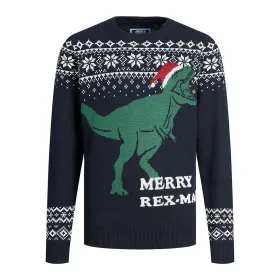 Adīta Unisex Jaka Jack & Jones T REX Tumši Zils