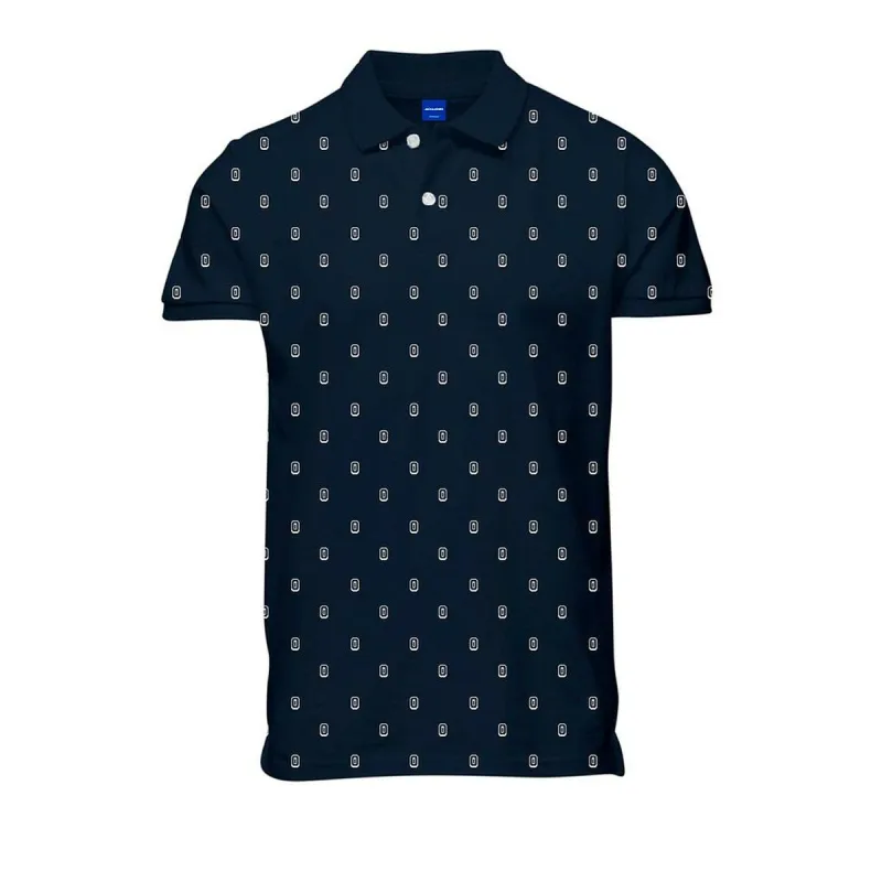 Miesten lyhythihainen poolopaita JORCOLLECT Jack & Jones  SS FST 12232663 Laivastonsininen