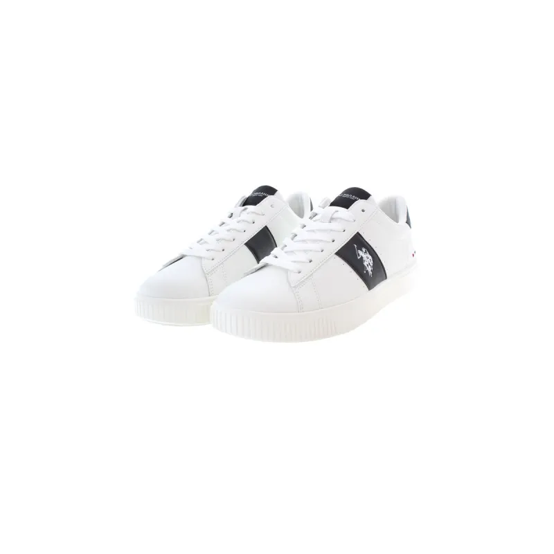 Miesten lenkkitossut U.S. Polo Assn. TYMES009 WHI BLK01 Valkoinen