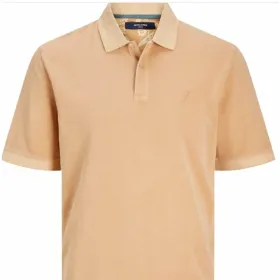 Поло с коротким рукавом мужское Jack & Jones JPRBLUWILLIAM  12257315  Бежевый