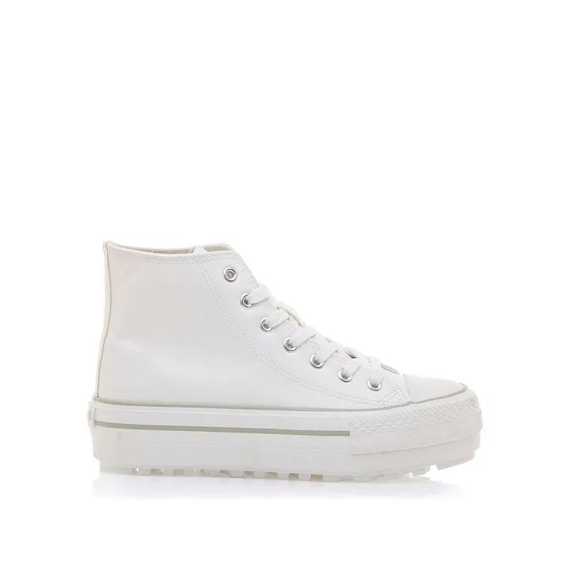 Sieviešu Ikdienas Apavi Mustang Action Pu White 60424 C19667 Balts