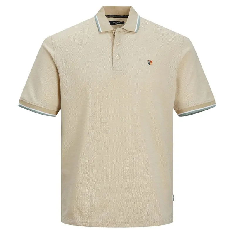 Polo lühikeste varrukatega, meeste Jack & Jones JPRBLUWIN POLO SS NOOS 12169064 Beež