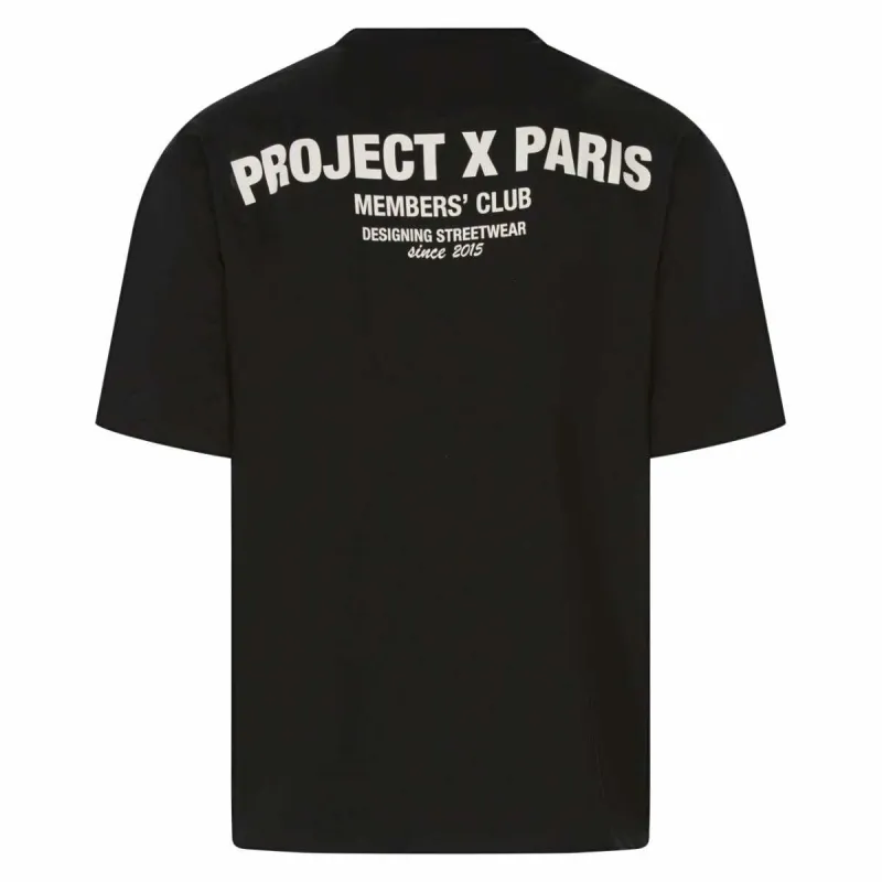 Футболка с коротким рукавом мужская Project X Paris 2410124 Чёрный