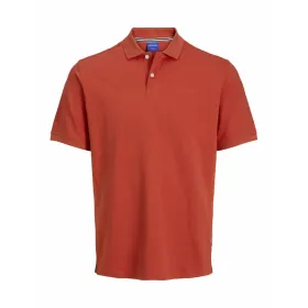 Поло с коротким рукавом мужское Jack & Jones JORFREDERIKSBERG Оранжевый