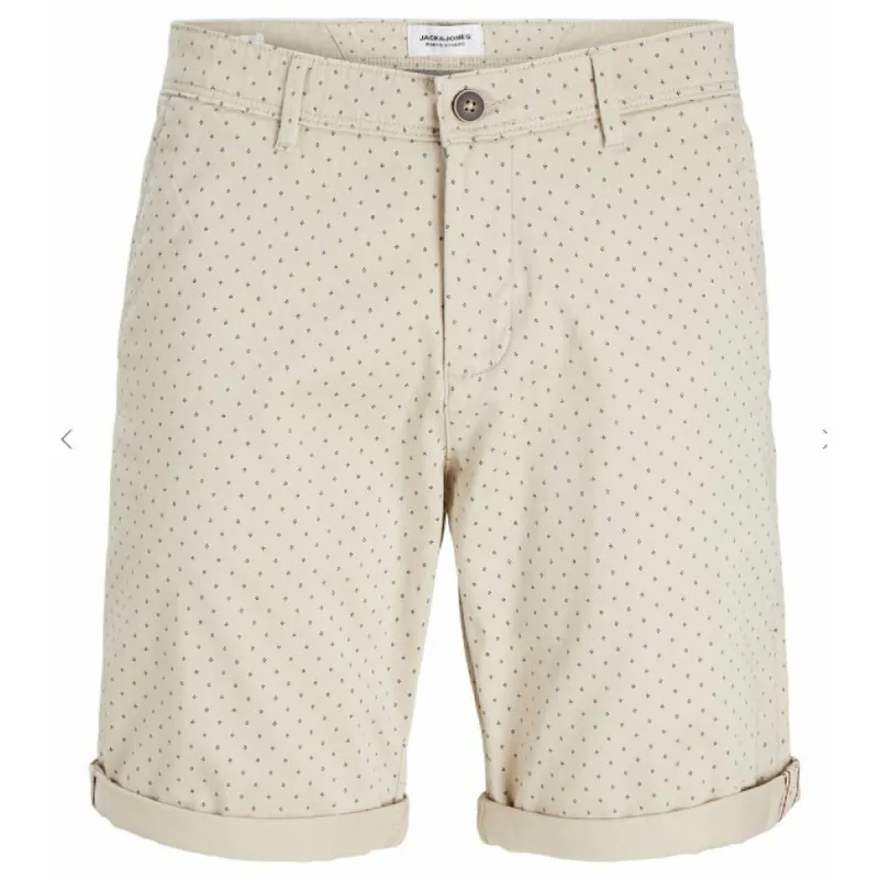 Короткие штаны Jack & Jones JPSTBOWIE SHORTS SA PRINTER MID 12230336 Бежевый