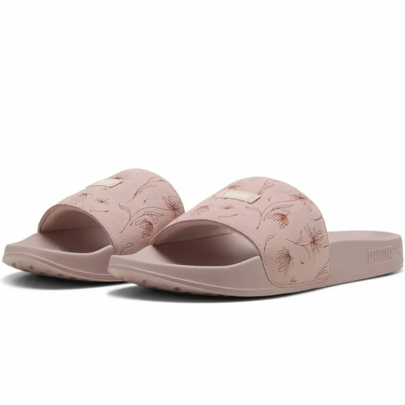 Paplūdimio šlepetės moterims Puma Leadcat 2.0 Crafted Flowers - SS25 401321 01 Rožinė