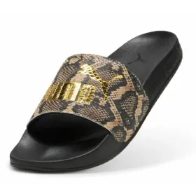 Paplūdimio šlepetės moterims Puma Leadcat 2.0 Snake Chic SS25 400680 01 Juoda