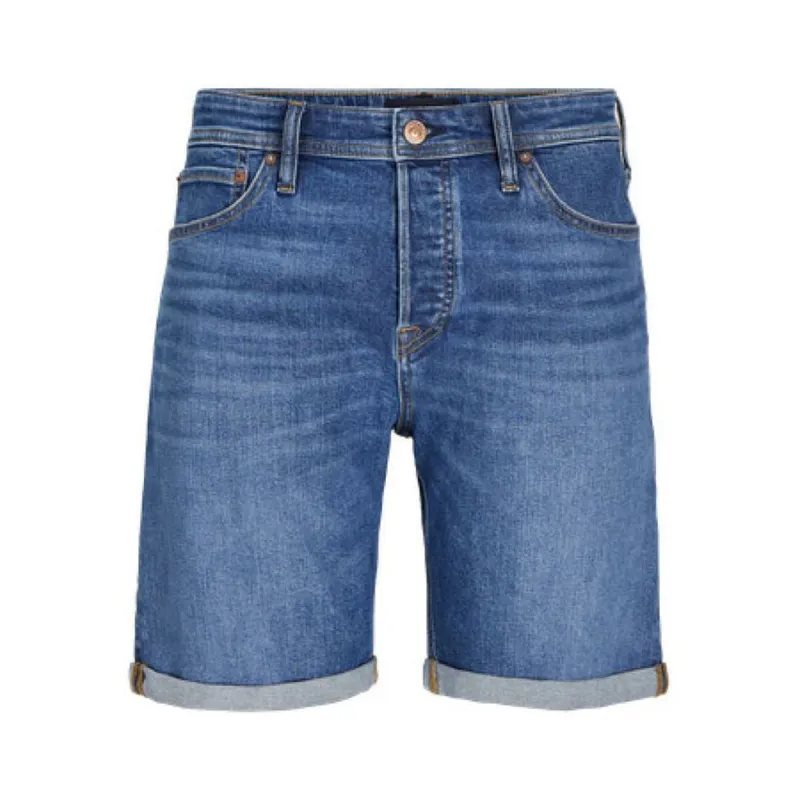 Trumpos kelnės Jack & Jones JJRICK JJIORIGINAL Tamsiai mėlyna