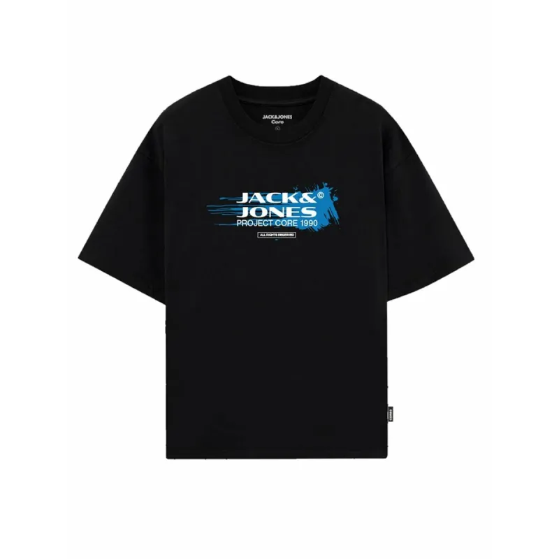Miesten T-paita Jack & Jones JCOCONDOR TEE SS CREW NECK FST 12284437 Musta