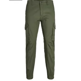 Bikses Jack & Jones JPSTPAUL FLAKE CARGO 12141844 Zaļš