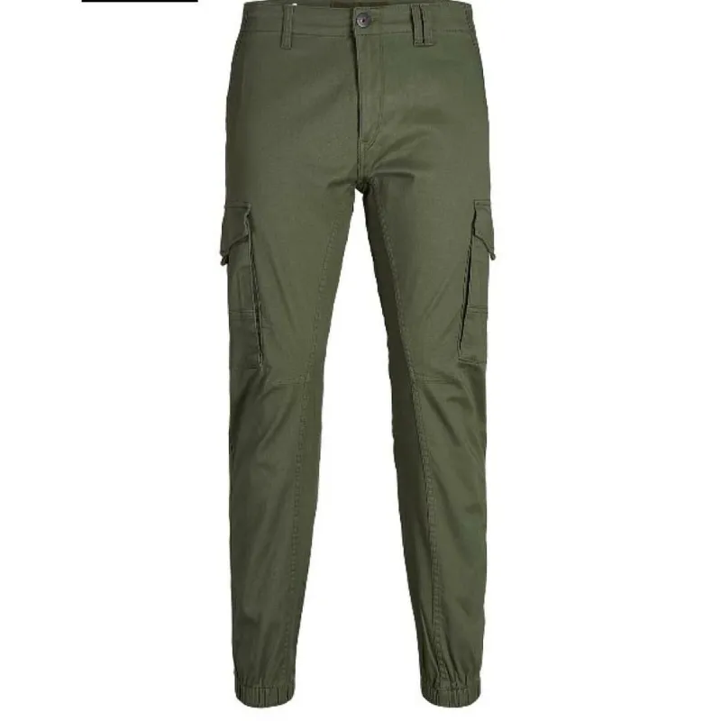 Housut Jack & Jones JPSTPAUL FLAKE CARGO 12141844 Vihreä