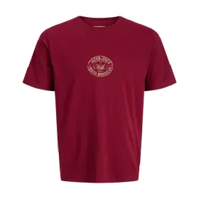 Lühikeste varrukatega T-särk, meeste Jack & Jones JORRETRO TEE SS CREW NECK SMU 12288009 Punane
