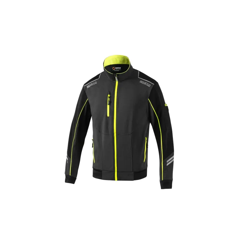 Meeste Spordijakk Sparco Tech TW Kollane Hall