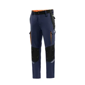 Pitkät urheiluhousut Sparco Tech TW Tummansininen Oranssi