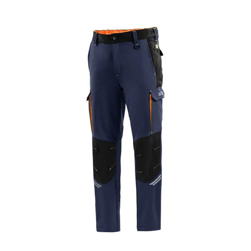 Pikad spordipüksid Sparco Tech TW Tumesinine Oranž