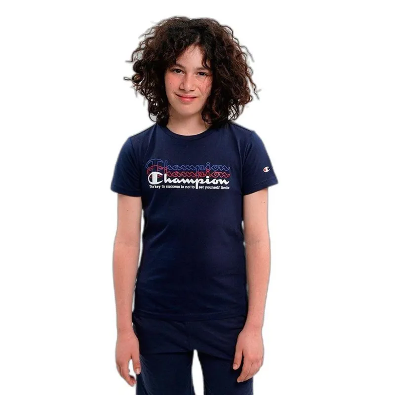 Детский Футболка с коротким рукавом Champion Crewneck