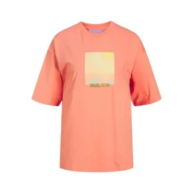 Lühikeste varrukatega T-särk, naiste Jack & Jones Jxpaige Oranž