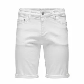Vīriešu Īsbikses Only & Sons Onsply 9297 White Balts