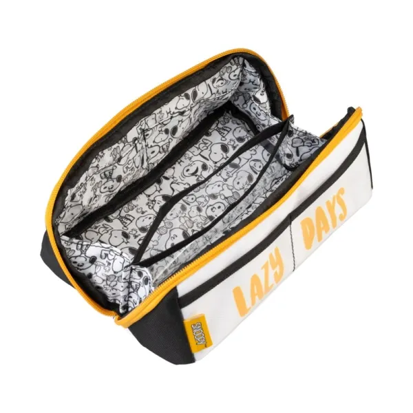 Snoopy - Double compartment pencil case from the Lazy Days collection