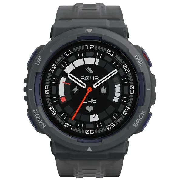 Viedpulkstenis Amazfit Active Edge Melns Pelēks 1,75" 46 mm
