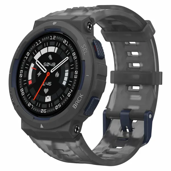 Viedpulkstenis Amazfit Active Edge Melns Pelēks 1,75" 46 mm
